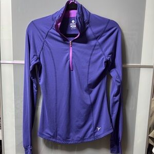 Women's Purple Long Sleeve Active Top